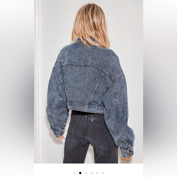 Lulus Crop Denim Jacket - Picture 6 of 9